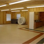 CLUBHOUSE.  Seats 50.  Kitchen.  Podium.  Tile Floor.