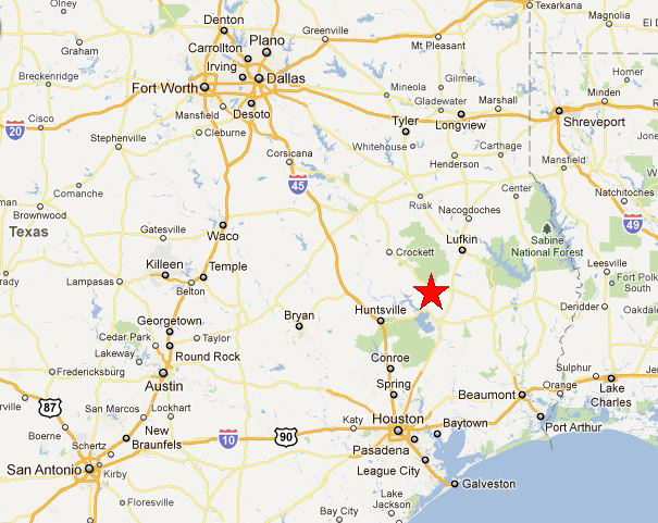 Where Is Lufkin Texas On The Map - Maps For You